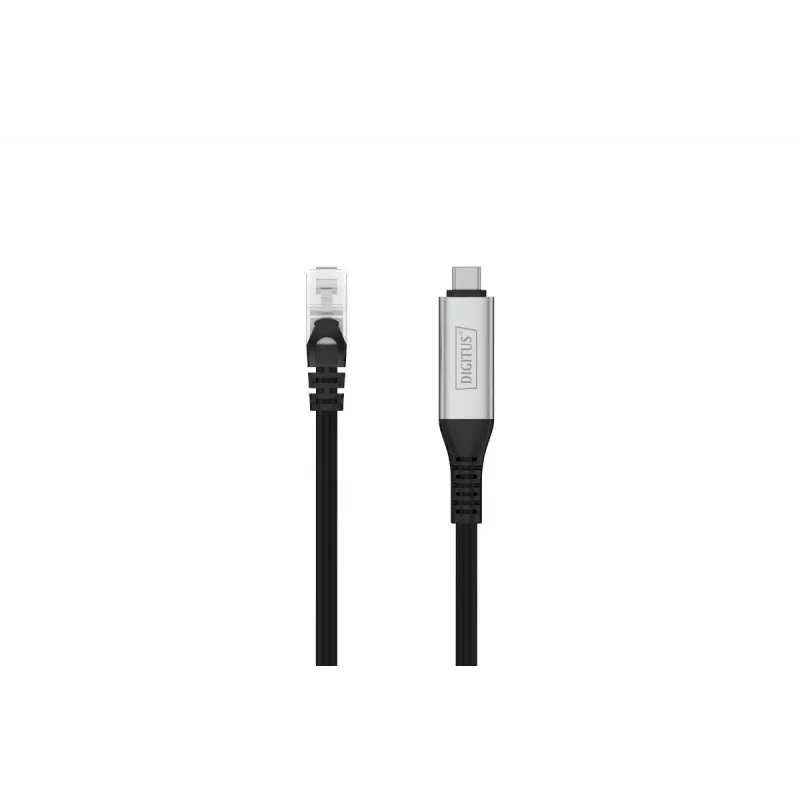 DIGITUS USB-C 3.2 Gen1 - RJ45 Ethernet kaabel - CAT6a S/FTP Must - 5m