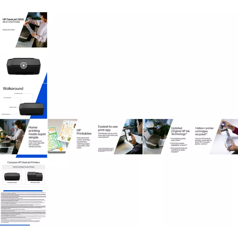HP DeskJet 2910 juhtmevaba mitmeotstarbeline värviprinter, termoinkjet, 4800x1200 DPI