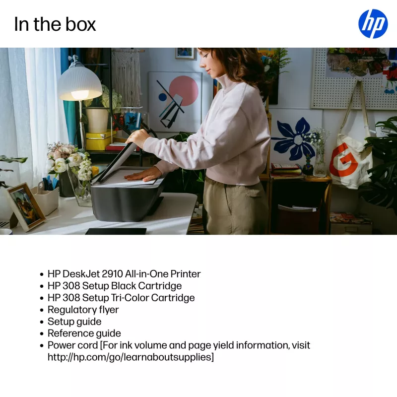 HP DeskJet 2910 juhtmevaba mitmeotstarbeline värviprinter, termoinkjet, 4800x1200 DPI