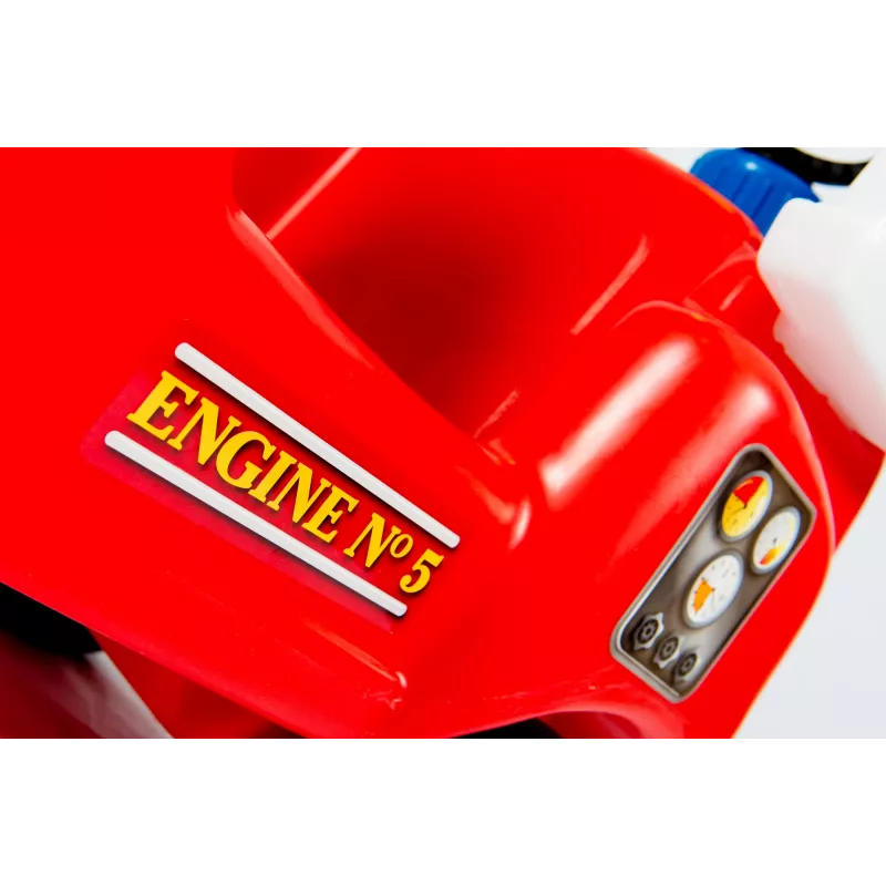 Little Tikes Spray & Rescue Fire Truck, 1,5 a, 4 ratast, Plast, Must, Punane, Valge