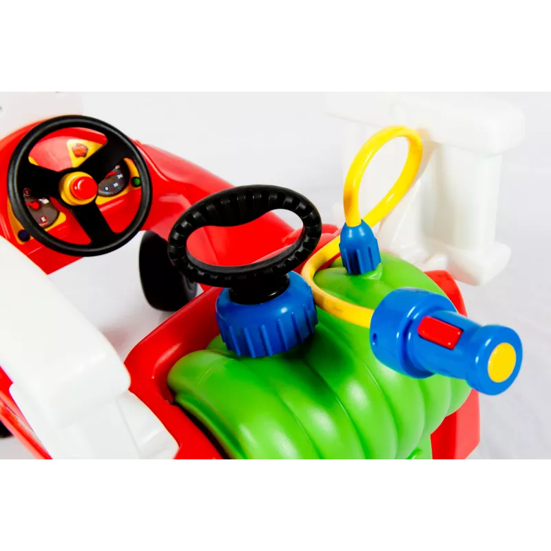 Little Tikes Spray & Rescue Fire Truck, 1,5 a, 4 ratast, Plast, Must, Punane, Valge