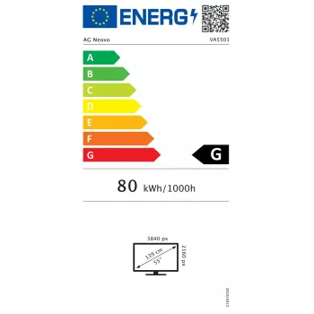 AG Neovo VA5501 digitaalsiltkuvar – digitaalsilt lameekraan 138,7 cm (54,6 tolli) LED 350 cd/m² 4K Ultra HD must