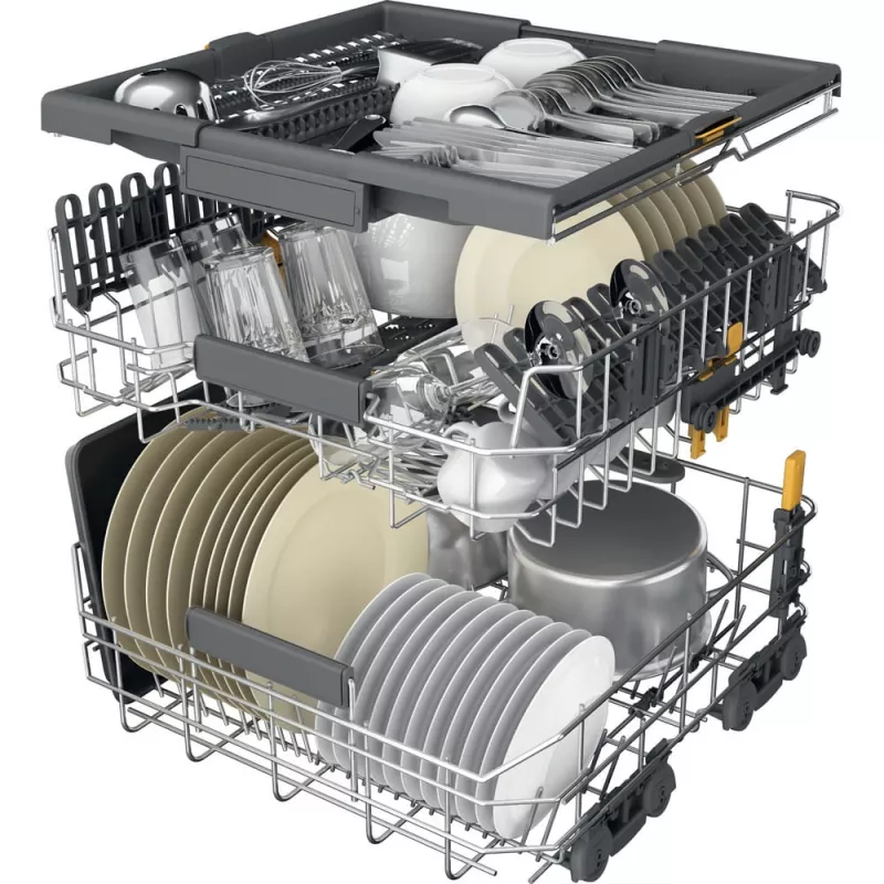 Whirlpool W7F HP33 X eraldiseisev nõudepesumasin 15 komplekti 43 dB