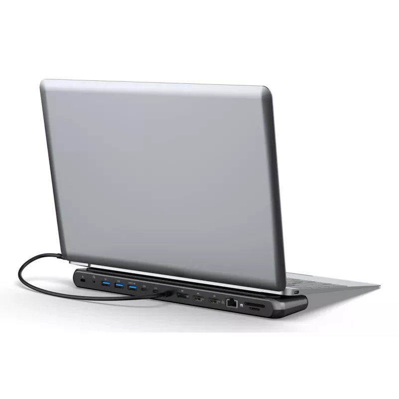 Digitus USB-C 8K dokkimisjaam 12-pordine USB 3.2 Gen 2 100 W