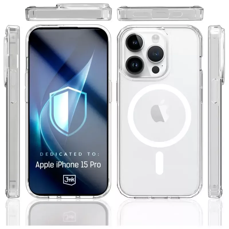 Telefonikott 3MK Armor MagCase Apple iPhone 15 Pro jaoks MagSafe ühilduv õhuke disain