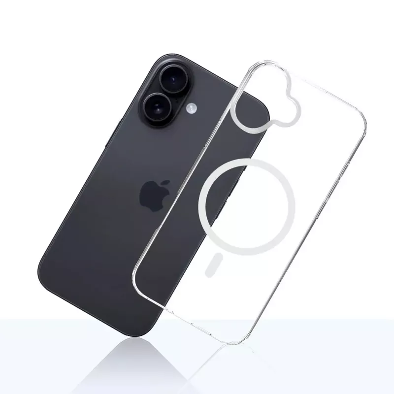 3MK Armor MagCase mobiiltelefoni ümbris katteks iPhone 16, 6,1 tolli (15,5 cm), läbipaistev, PC+TPU