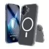 3MK Armor MagCase mobiiltelefoni ümbris katteks iPhone 16, 6,1 tolli (15,5 cm), läbipaistev, PC+TPU