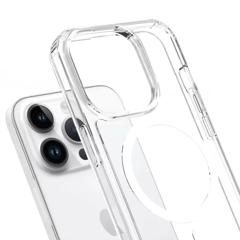 Telefonikott 3MK Armor MagCase Cover iPhone 16 Pro Max jaoks, sobib 17,5 cm (6,9 tolli), läbipaistev, PC+TPU