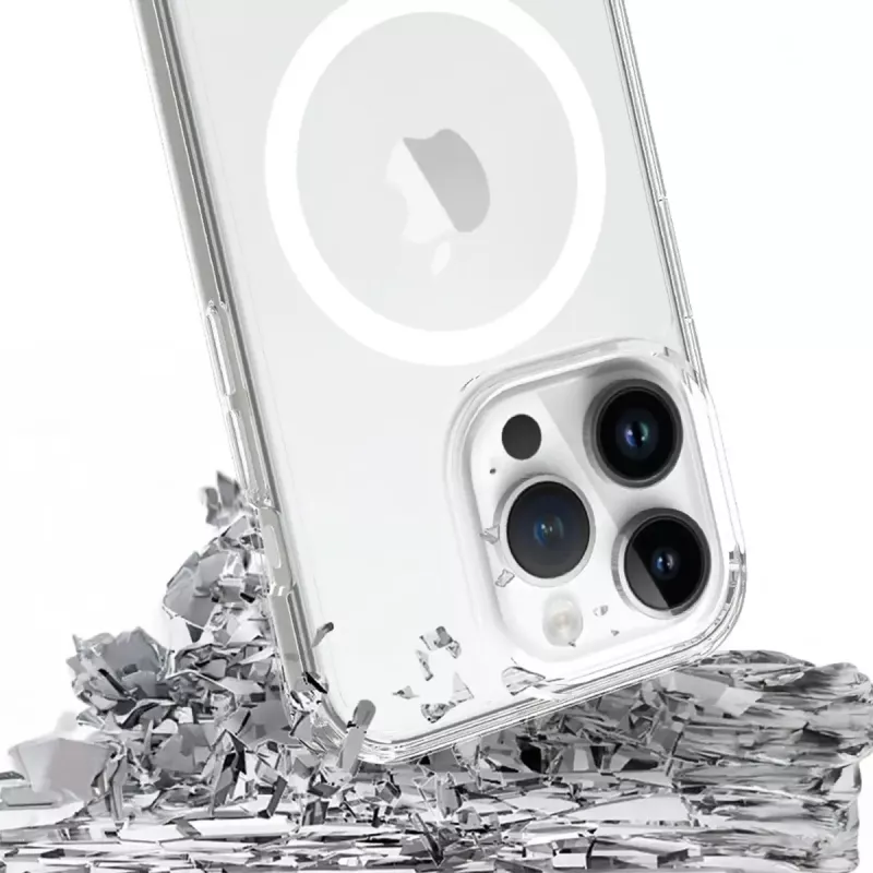 Telefonikott 3MK Armor MagCase Cover iPhone 16 Pro Max jaoks, sobib 17,5 cm (6,9 tolli), läbipaistev, PC+TPU