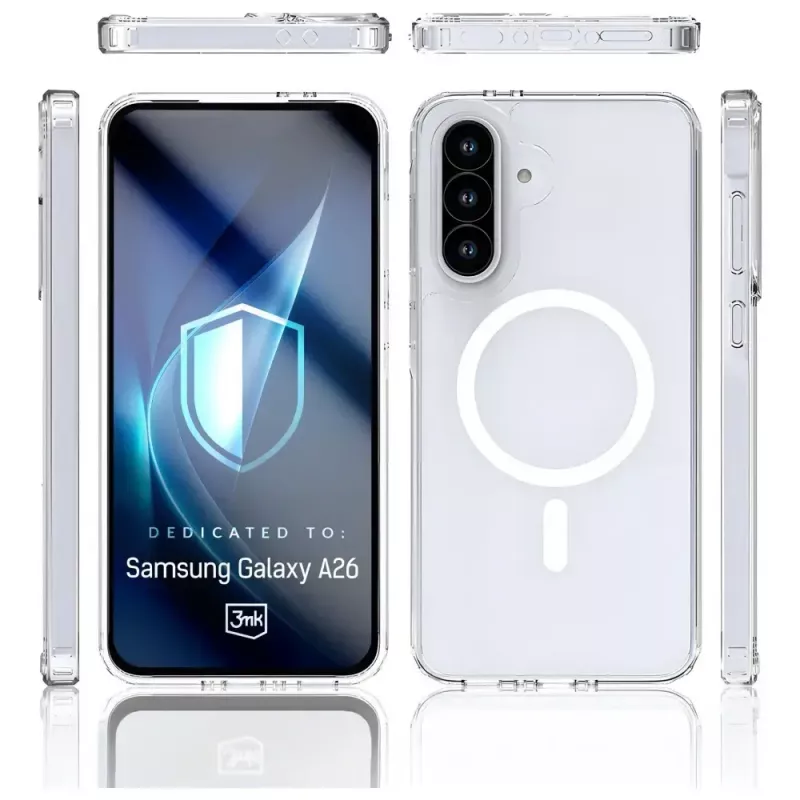 Kaitsev telefonikott 3MK Armor MagCase Samsung Galaxy A26 5G jaoks — õhuke vastupidav disain
