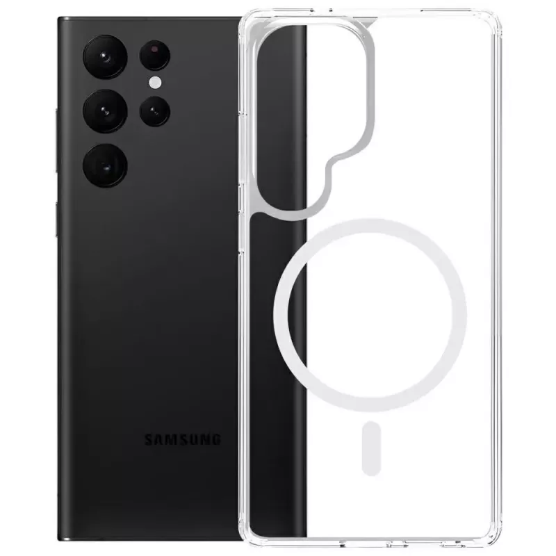 Kaitsev telefoniümbris 3MK Armor MagCase Samsung Galaxy S24 Ultra jaoks — vastupidav kerge magnetiga ühilduv