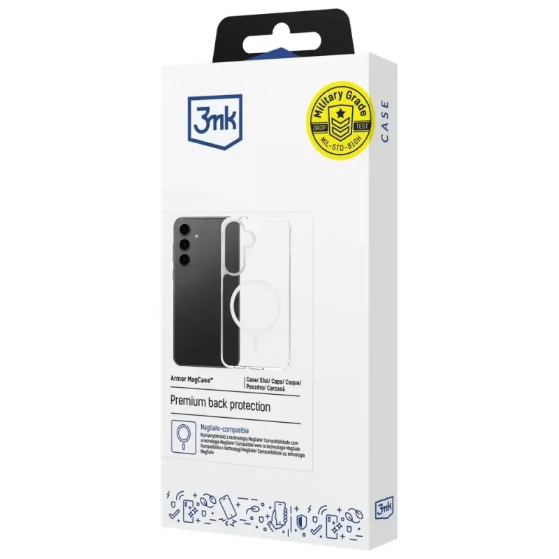 Kaitsev telefoniümbris 3MK Armor MagCase Samsung Galaxy S24/S25-le — vastupidav õhuke disain