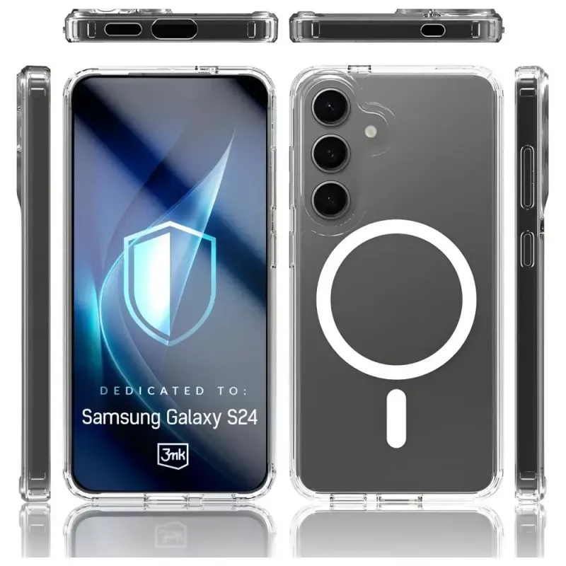 Kaitsev telefoniümbris 3MK Armor MagCase Samsung Galaxy S24/S25-le — vastupidav õhuke disain