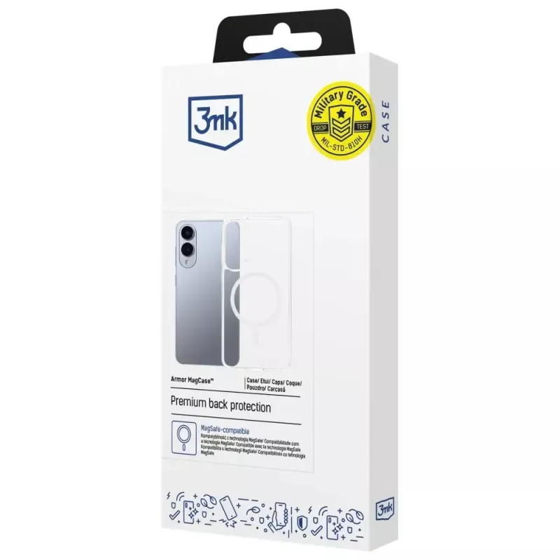 Kaitsev telefonikate 3MK Armor MagCase Samsung Galaxy S25 Edge jaoks – õhuke põrutuskindel disain