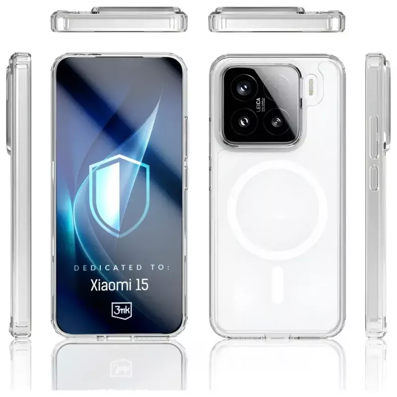 Telefonikest 3MK Armor MagCase Xiaomi 15 jaoks — vastupidav, kerge kaitseümbris