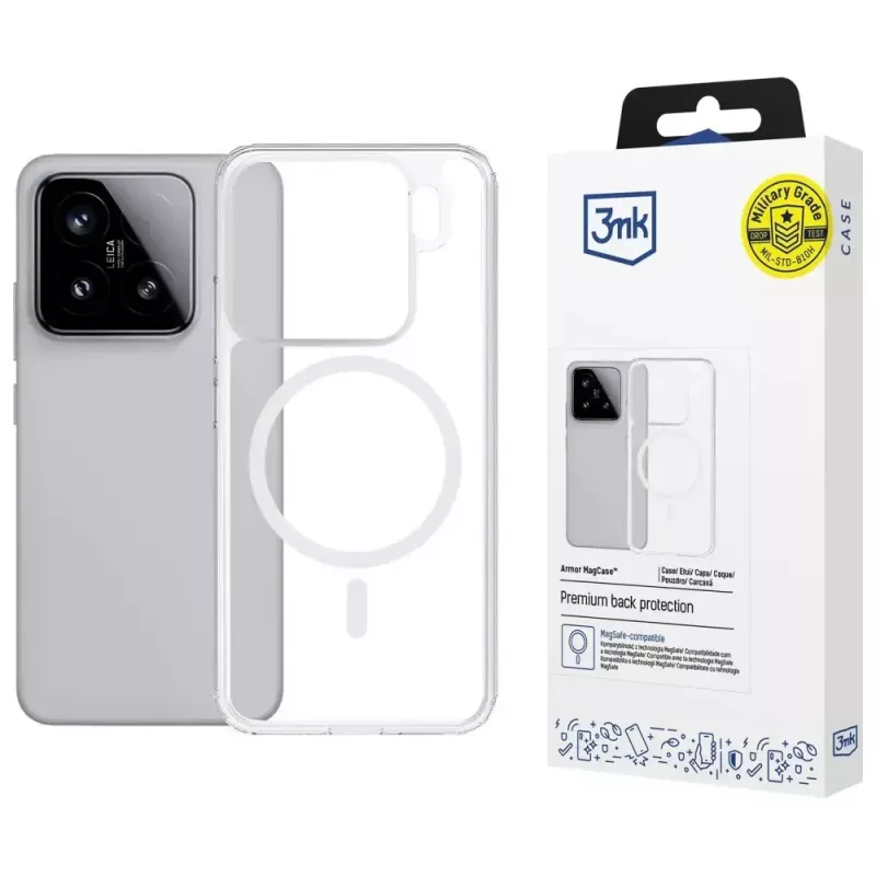 3MK MagCase Armor kaitseümbris Xiaomi 15 Pro — õhuke vastupidav telefonikest
