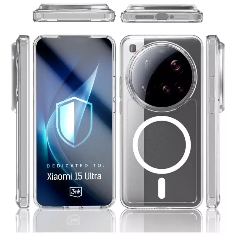 Kaitsev telefoniümbris 3MK Armor MagCase Xiaomi 15 Ultra jaoks — vastupidav kerge magnetühilduv kate