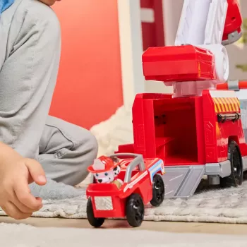 Tuletõrjeauto PAW Patrol Rapid Reload Fire Truck koos Marshalli figuuriga (kahjustatud pakend)