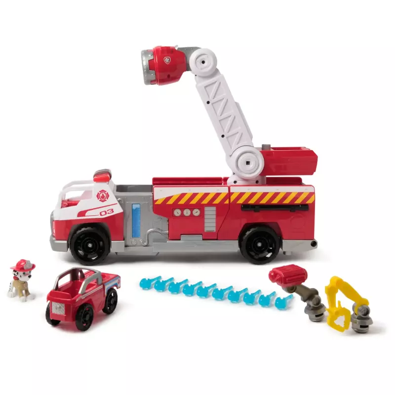 Tuletõrjeauto PAW Patrol Rapid Reload Fire Truck koos Marshalli figuuriga (kahjustatud pakend)