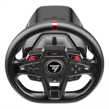 Rool ja pedaalid Thrustmaster T248R Must — USB, hübriidajam, jõutagasiside, LCD-ekraan, nahkrool