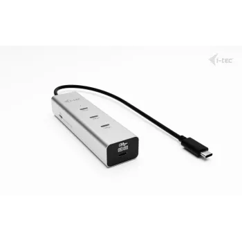 i-tec Metal USB-C laadimisjaotur 5 pordiga koos USB-C video 8K + toiteedastus 85 W