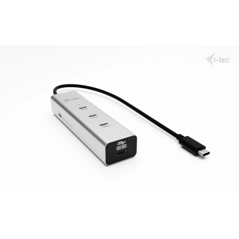 i-tec Metal USB-C laadimisjaotur 5 pordiga koos USB-C video 8K + toiteedastus 85 W