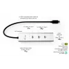 i-tec Metal USB-C laadimisjaotur 5 pordiga koos USB-C video 8K + toiteedastus 85 W