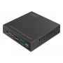 DIGITUS HDMI fiibervastuvõtja - komplektile DS-55348 4K/60Hz 40 km/300m IP 1G Must