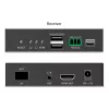 DIGITUS HDMI fiibervastuvõtja - komplektile DS-55348 4K/60Hz 40 km/300m IP 1G Must