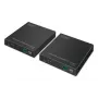 DIGITUS HDMI fiiberekstenderi komplekt - 4K/60Hz, 40 km/300m Must