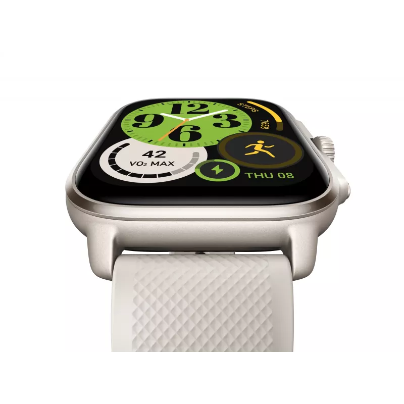 Amazfit Cheetah 4,45 cm (1,75 tolli) AMOLED digitaalne 390 x 450 pikslit puuteekraaniga valge GPS (satelliit)