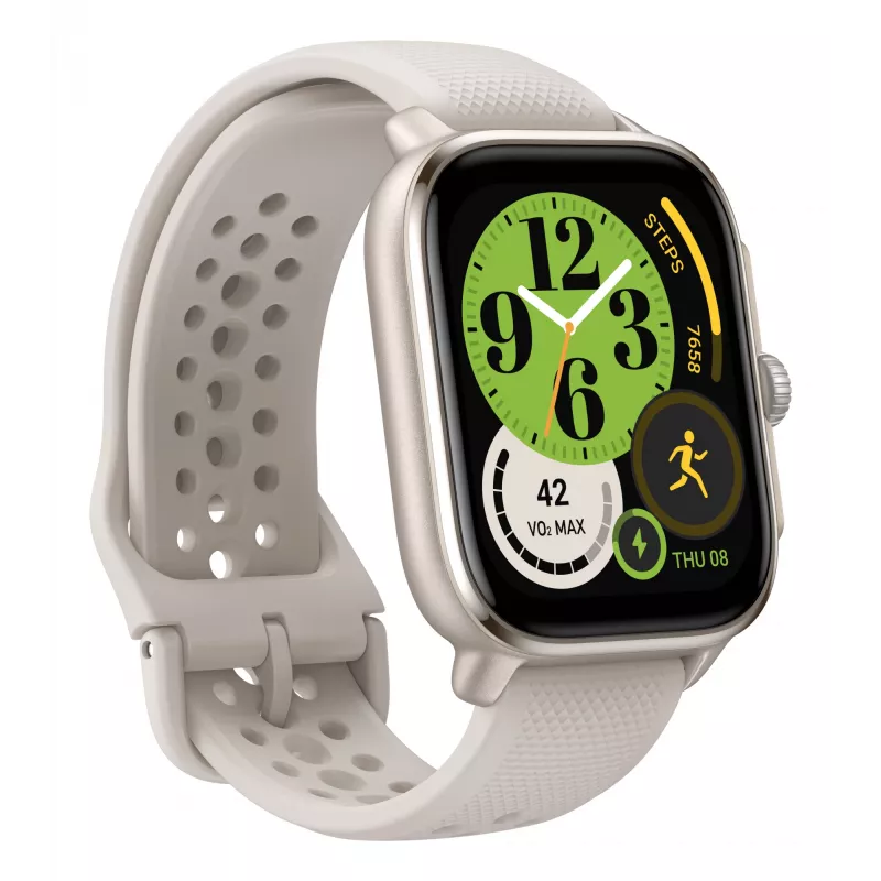 Amazfit Cheetah 4,45 cm (1,75 tolli) AMOLED digitaalne 390 x 450 pikslit puuteekraaniga valge GPS (satelliit)