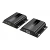 DIGITUS HDMI IP pikenduskomplekt - 4K/60Hz 120/200 m, Ühelt-mitmele, CAT, Must