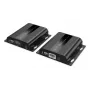 DIGITUS HDMI-üle-IP pikenduskomplekt – 4K/60 Hz 120/200 m, PoE, üks-mitmele, CAT, must