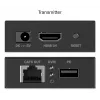 DIGITUS HDMI KVM-i pikenduskomplekt - 4K/30Hz 40/70m PoC CAT Must