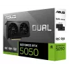 Graafikakaart ASUS GeForce RTX 5050, 8 GB GDDR6, PCIe 5.0, 2560 CUDA-tuuma, 128-bit mälusiin