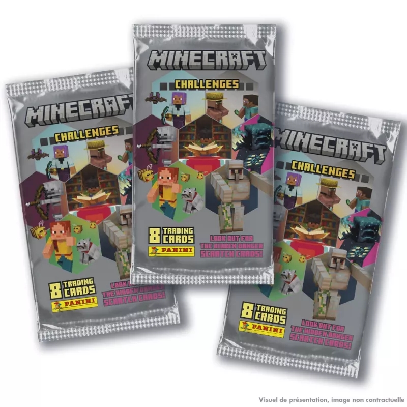 Panini Minecraft kogumiskaartide kotikute ekraankarp, 18 tk