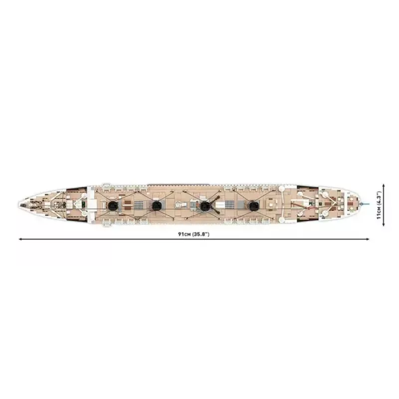 Konstruktsioonikomplekt Cobi R.M.S. Titanic mudel, 3260 plastikklotsi (COBI-1686)
