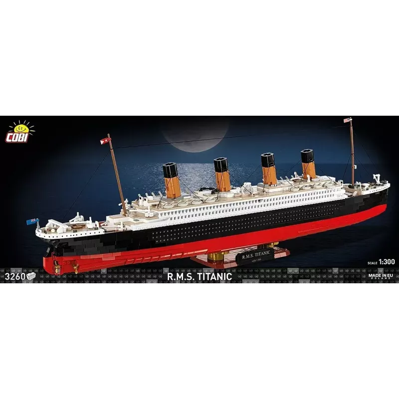 Konstruktsioonikomplekt Cobi R.M.S. Titanic mudel, 3260 plastikklotsi (COBI-1686)