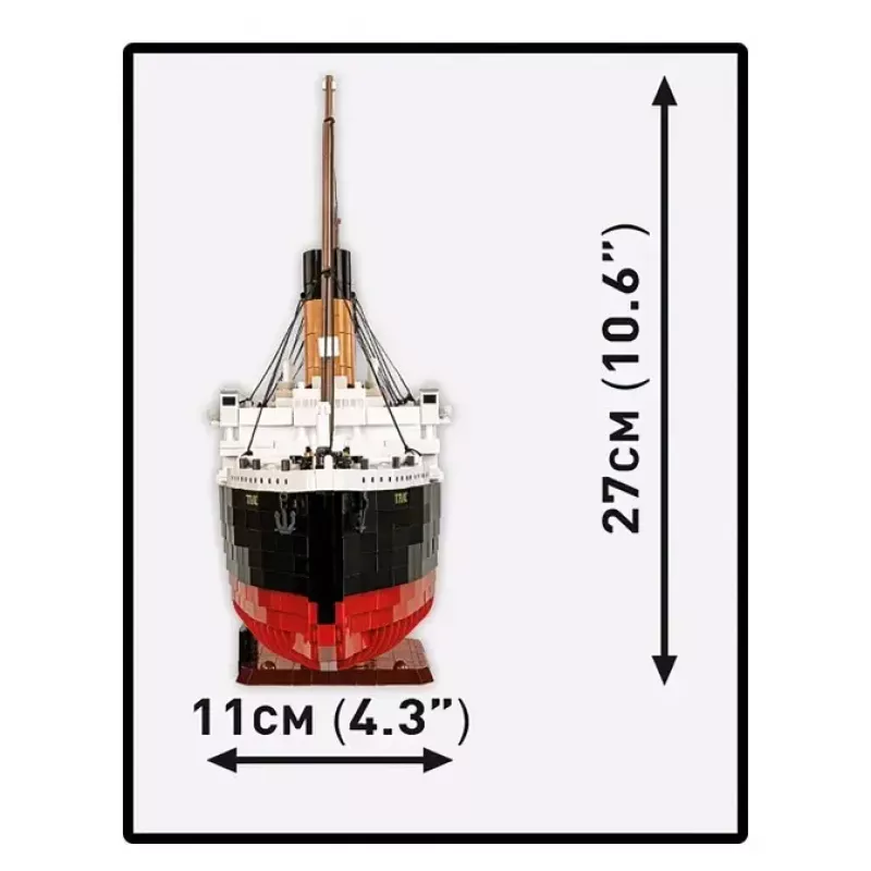 Konstruktsioonikomplekt Cobi R.M.S. Titanic mudel, 3260 plastikklotsi (COBI-1686)