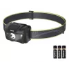 Hama HL200 Must, Blue, kollane Pealamp LED