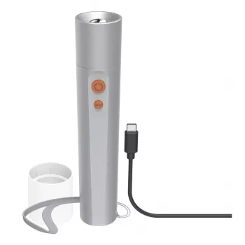 Käsivalgusti Hama FL350-C hõbedane LED 3W USB laetav