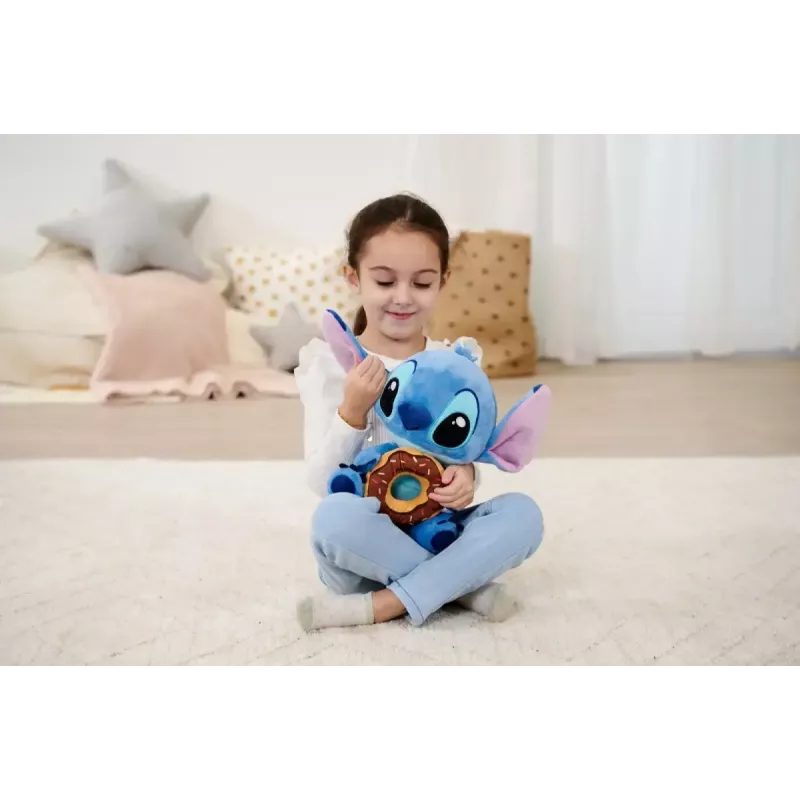 Pehme mänguasi SIMBA maskott Stitch sõõrikuga 25 cm plüüsist tegelaskuju