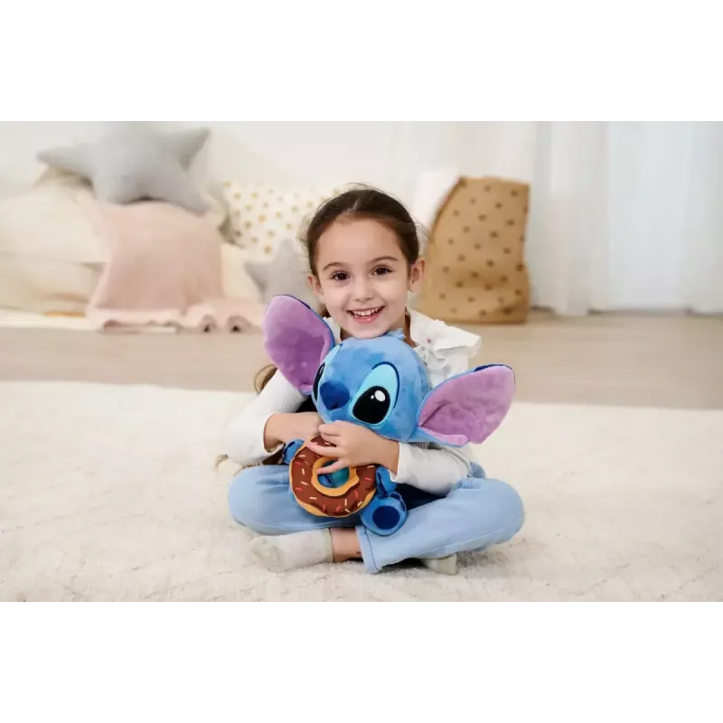 Pehme mänguasi SIMBA maskott Stitch sõõrikuga 25 cm plüüsist tegelaskuju