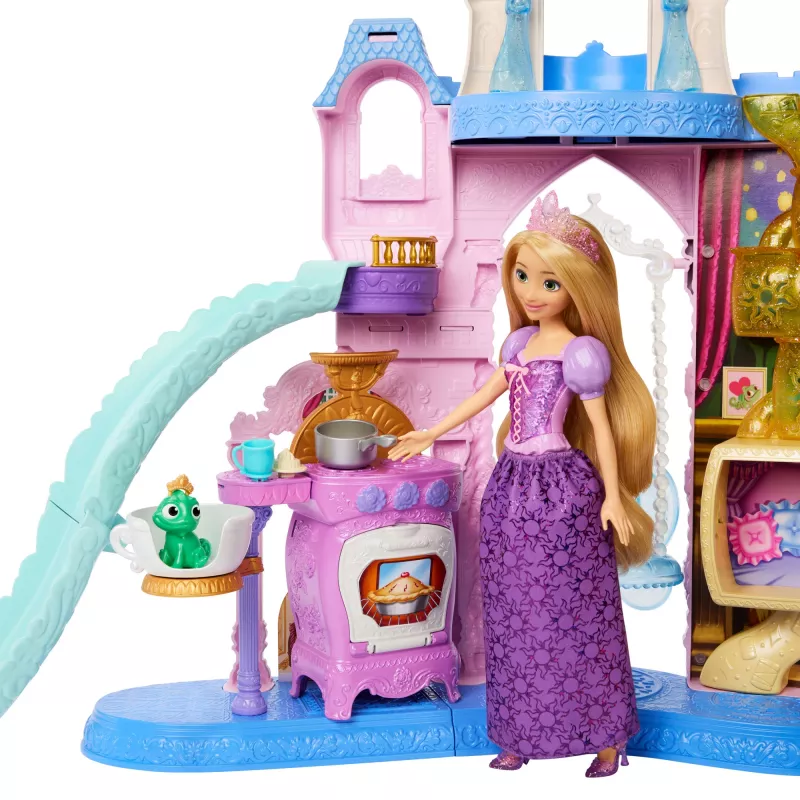 Disney Princess Pet Palace mängukomplekt 7 mängualaga, 3 loomasõbra ja 20+ mööbli ja aksessuaariga
