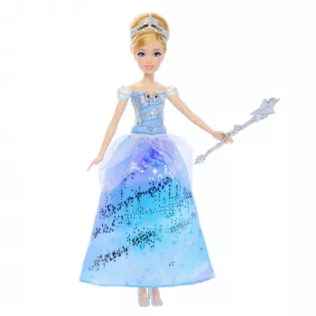 Disney Princess Enchanted Ballgown Cinderella Fashion nukk with Lights & Sounds, Inspired by Movie