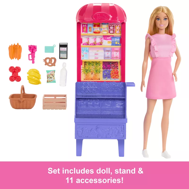 Barbie ja Teresa Sõpruse Retsept Malibu Turul nukk ja mängukomplekt 11 aksessuaariga