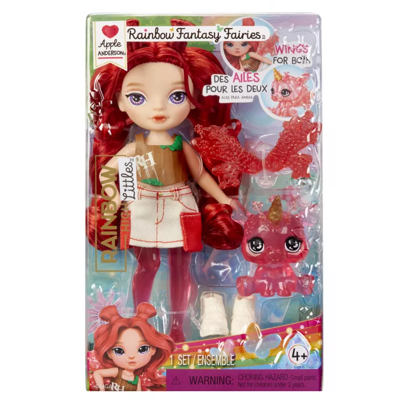 Rainbow High Littles Rainbow Fantasy haldjanukk- Apple (Red)