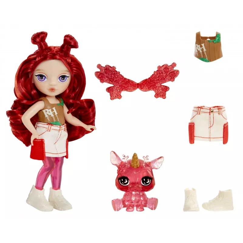 Rainbow High Littles Rainbow Fantasy haldjanukk- Apple (Red)