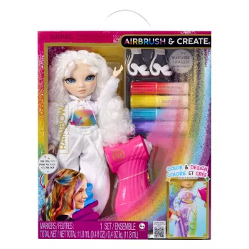 Rainbow High Air Brush & Create Fashion Dolls -roheline Eyes, moenukk, naissoost, 4 a, poiss/tüdruk, 280 mm, mitmevärviline
